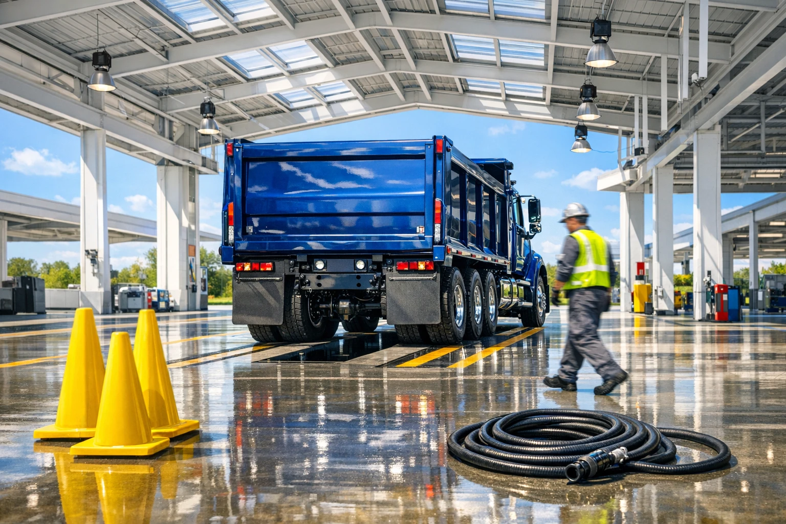 Precautions for Heavy Vehicle Inspection